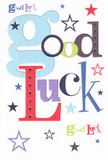 Full of lively encouragement, this 'Good Luck' card crafted in the spirit of Swiss Cottage is a festival of colour and care. Oversized pastel blue letters combine with deep reds, moss greens, and regal purples in an eye-catching dance, each letter thoughtfully styled like the unique bunches seen along Winchester Road. Whimsical stars-navy, lilac, lime green-dot the crisp white card, echoing the dreams and aspirations that fill the community from the library steps to nearby Primrose Hill. The paper feels smooth, almost cool against the fingers, its quality matching the warmth of the message within. Ideal for congratulating someone setting out from Swiss Cottage, whether for a new role, passing exams, or seizing a new opportunity, this card captures the optimism and heartfelt wishes that make our area a place of belonging and hope.